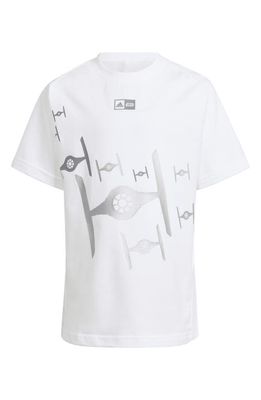 adidas Kids' Star Wars Z. N.E Graphic T-Shirt in White