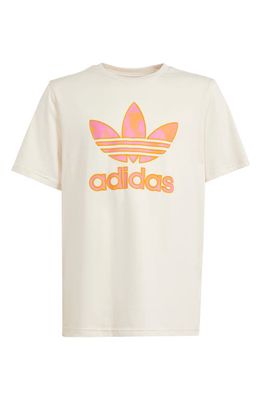 adidas Kids' Summer Logo Graphic T-Shirt in Wonder White
