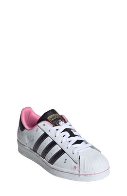 adidas Kids' Superstar Sneaker in Bliss Pink/White/Core Black