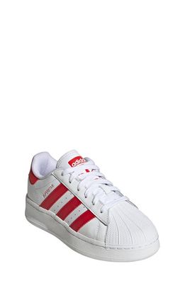 adidas Kids' Superstar XLG Sneaker in White/Better Scarlet/White