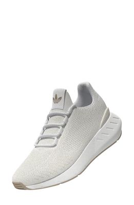 adidas Kids' Swift Run 22 Sneaker in White/Cream White/Beige