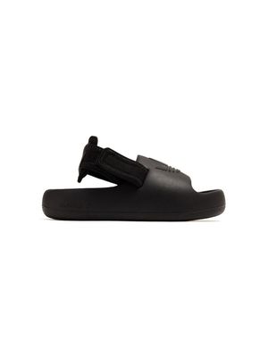 adidas Kids trefoil-motif touch-strap sandals - Black
