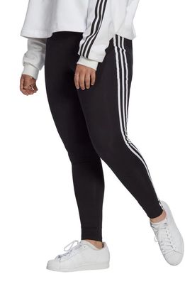 adidas Lifestyle 3-Stripes Leggings in Black