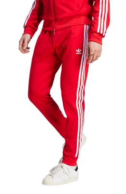 adidas Lifestyle Superstar Joggers in Better Scarlet/White