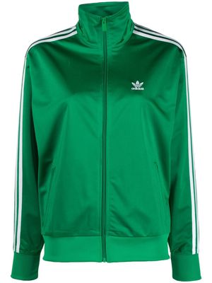 adidas logo-embroidered track jacket - Green