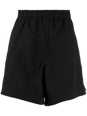 adidas logo print track shorts - Black