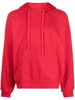 adidas long-sleeve cotton hoodie - Red