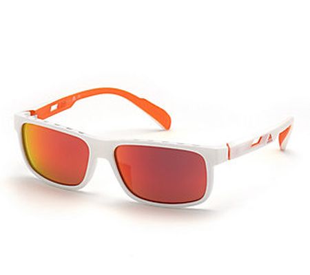 Adidas Men's White Square Sunglasses
