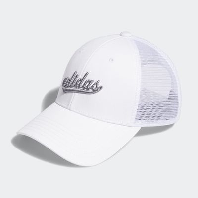 adidas Mesh Trucker Hat White 1 Size