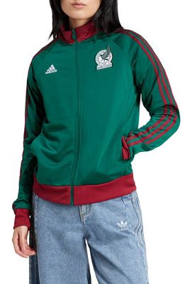 adidas Mexico DNA Soccer Track Jacket in Collegiate Green
