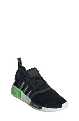 adidas NMD_R1 Sneaker in Black/Lucid Lime/White