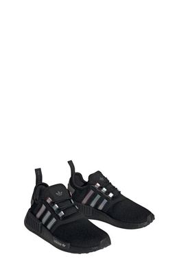 adidas NMD_R1 Sneaker in Black/Silver/Burgundy