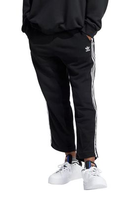 adidas Open Hem Loose Ankle Joggers in Black