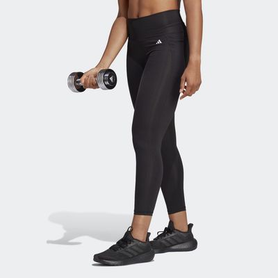 adidas Optime Stash Pocket High-Waisted 7/8 Leggings Black XS Womens