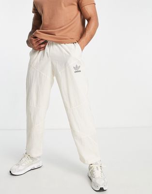 adidas Originals 4D cushion sweatpants in wonder white