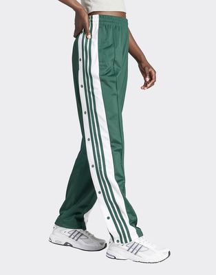 adidas Originals Adibreak pant with snaps detail in collegiate green