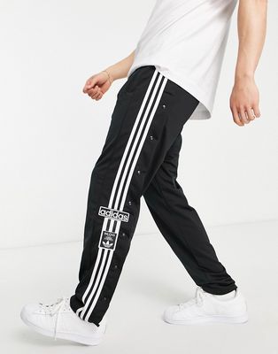 adidas Originals adicolor Adibreak three stripe sweatpants in black
