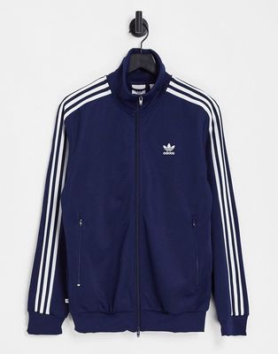 adidas Originals adicolor Beckenbauer track jacket in navy