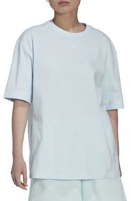 adidas Originals Adicolor Essentials Oversize Cotton T-Shirt in Almost Blue