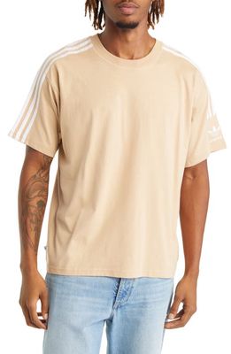 adidas Originals Adicolor Parley Organic Cotton T-Shirt in Magic Beige