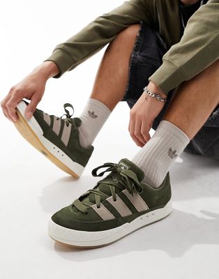 adidas Originals Adimatic sneakers in khaki-Green