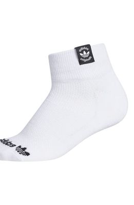 adidas Originals Assorted 3-Pack Ankle Socks in White/black/heather Grey
