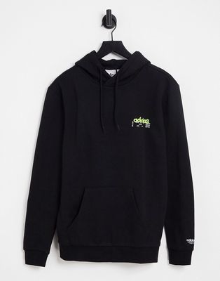 adidas Originals Behind the Trefoil hoodie in black
