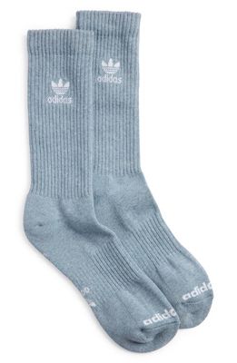 adidas Originals Botanical Crew Socks in Botanical Blue/White