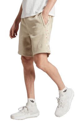 adidas Originals Camouflage 3-Stripes Shorts in Savannah