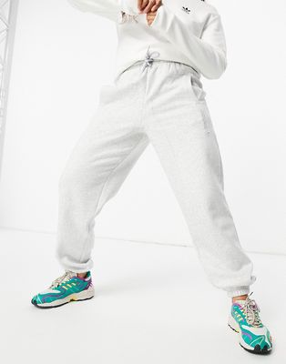adidas Originals 'Cozy Comfort' oversized cuffed sweatpants in gray