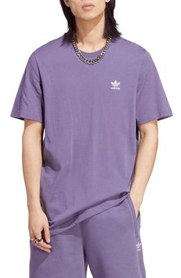 adidas Originals Essential Cotton T-Shirt in Tech Purple