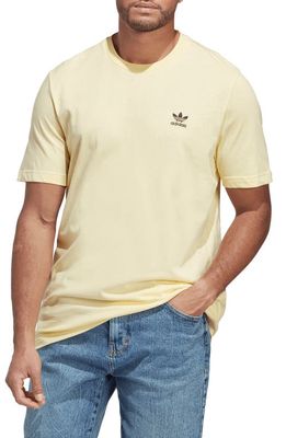 adidas Originals Essential Solid T-Shirt in Almost Yellow