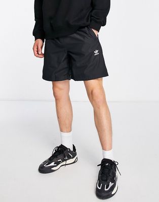 adidas Originals Essentials Traceables woven shorts in black