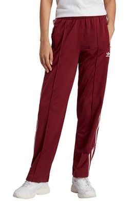 adidas Originals Firebird Recycled Polyester Track Pants in Shadow Red