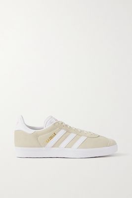 adidas Originals - Gazelle Suede And Leather Sneakers - Off-white
