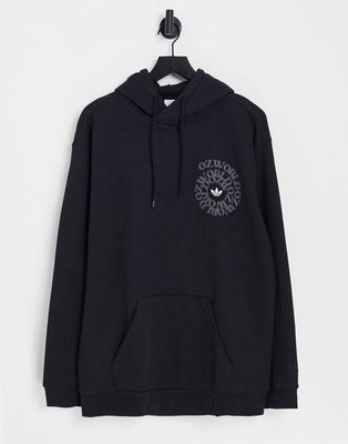 adidas Originals Graphics Ozworld hoodie in black