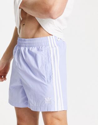 adidas Originals House Of Adicolor Sprinter shorts in blue