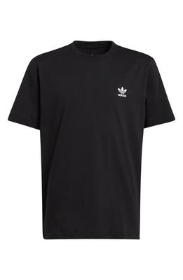 adidas Originals Kids' Trefoil Flame Graphic T-Shirt in Black