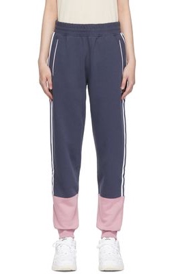 adidas Originals Navy & Pink Cotton Lounge Pants