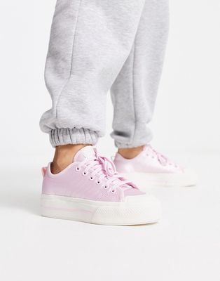 adidas Originals Nizza platform sneakers in pink