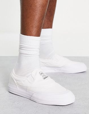 adidas Originals Nizza RF Slip sneakers in triple white