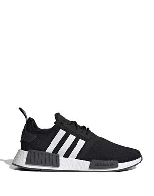 adidas Originals NMD R1 Primeblue sneakers in black and white