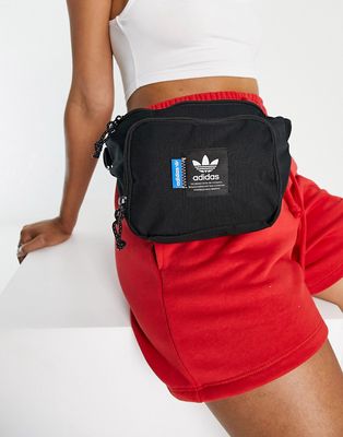adidas Originals non-dyed fanny pack in black