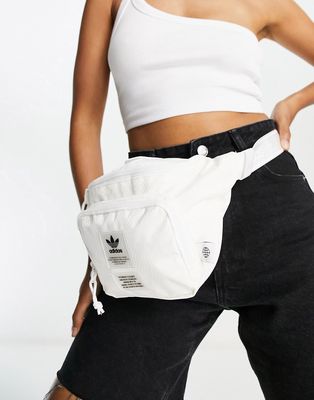 adidas Originals non-dyed fanny pack in off white