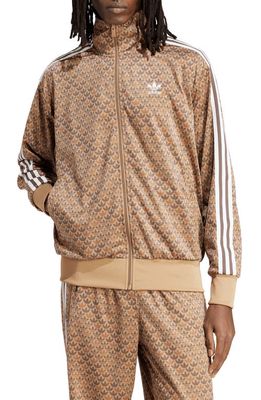 adidas Originals Originals Recycled Polyester Track Jacket in Earth Strata