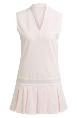 adidas Originals Piqué Tennis Dress in Pearl Amethyst