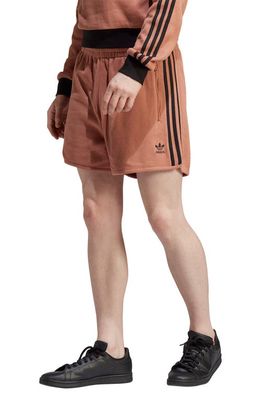 adidas Originals Q2 Waffle Athletic Shorts in Clay Strata