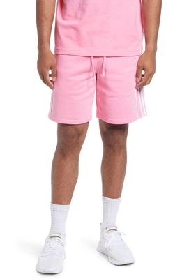 adidas Originals Rekive Cotton Shorts in Bliss Pink
