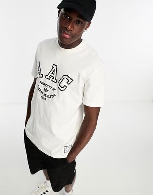 adidas Originals Rifta hack t-shirt in off-white