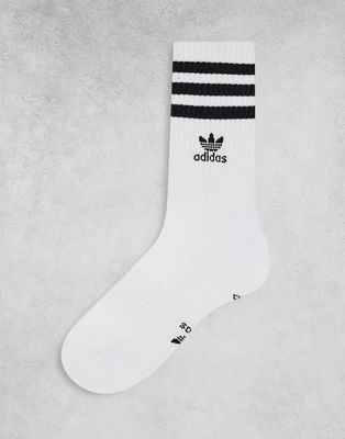 adidas Originals Roller 2.0 single crew socks in white